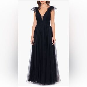 Tie Detail Ballgown - Betsy & Adam